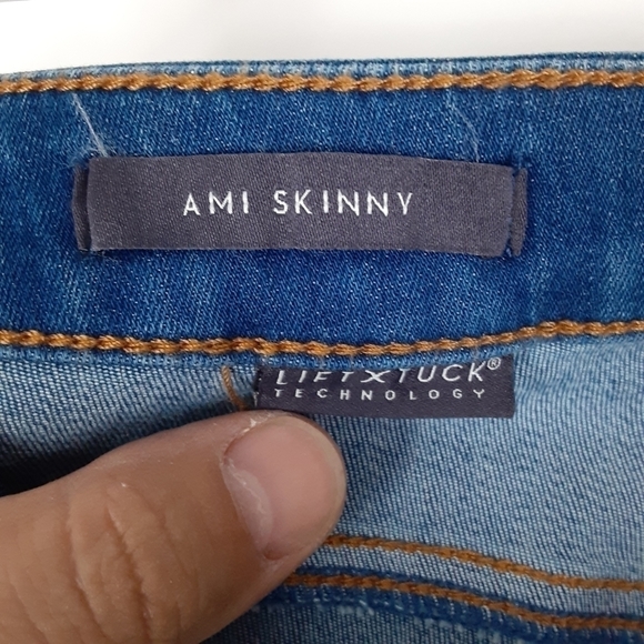 NYDJ Ami Ankle Skinny Jeans In Medium Wash Size 4 Petite (Short) - Picture 7 of 9